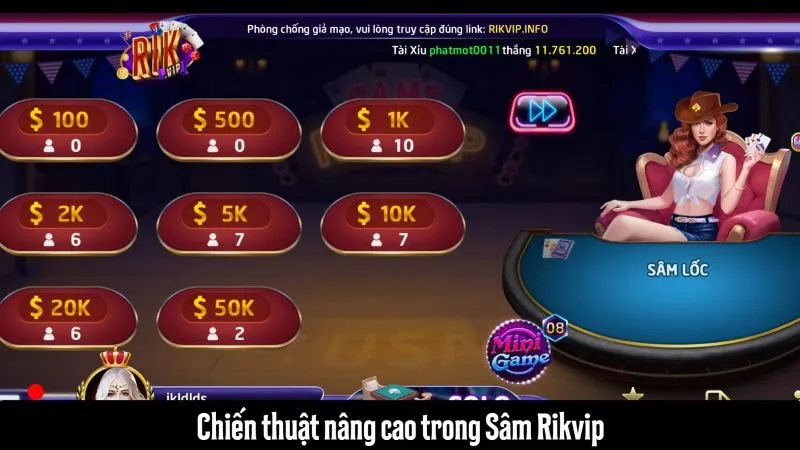 Chiến thuật nâng cao trong Sâm Rikvip
