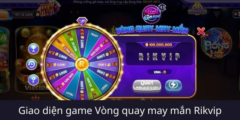 Giới thiệu tổng quan về game Vòng quay may mắn Rikvip