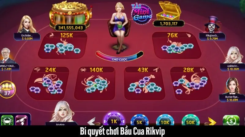 Bí quyết chơi bầu cua Rikvip dễ thắng hơn