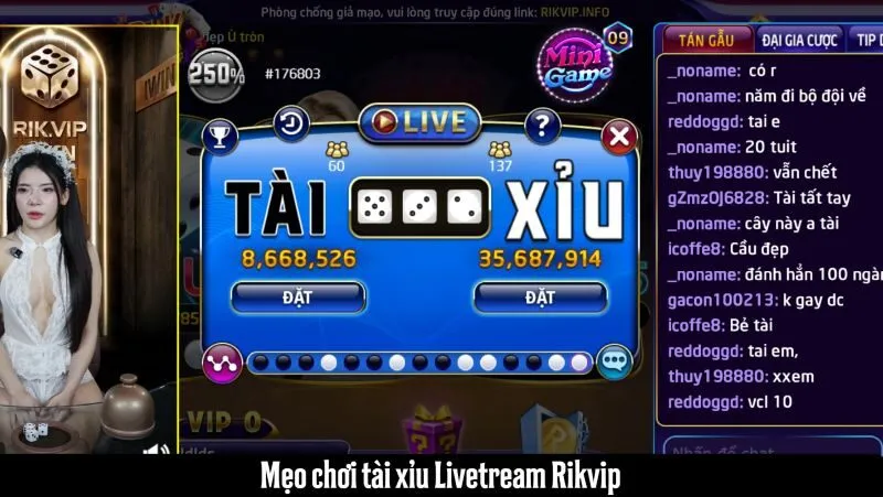 Hướng dẫn phân tích nhịp cược tại Tài Xỉu Livestream Rikvip