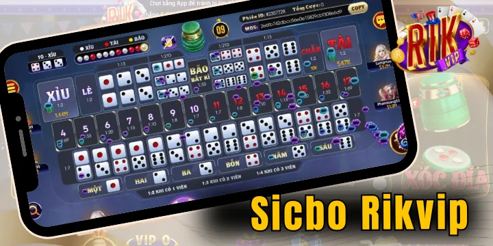 Sicbo Rikvip - Lắc xí ngầu chuẩn casino với tỷ lệ thưởng khủng