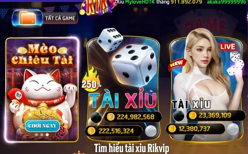 Tìm hiểu về Tài Xỉu Rikvip và cách hoạt động