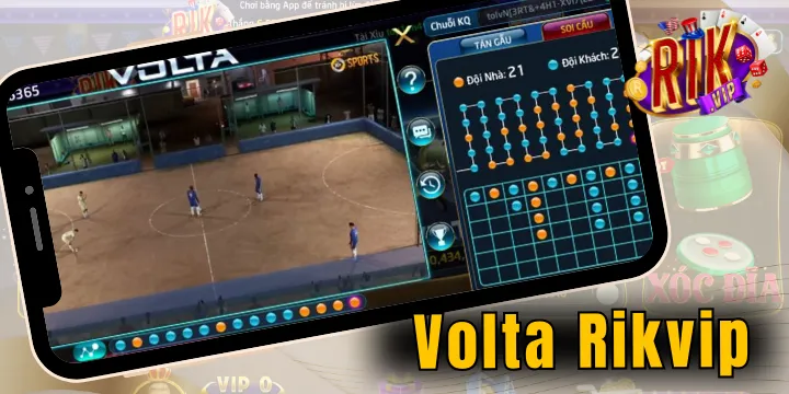 Volta Rikvip – Trò chơi bóng đá tốc độ cao ăn thưởng nhanh chóng